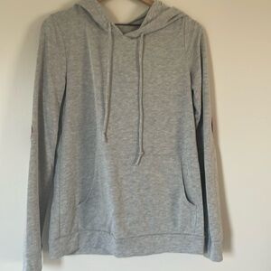 Grey Heart Patch Sweatshirt